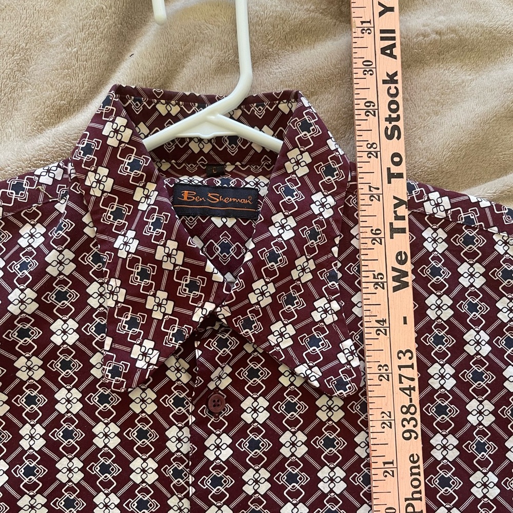 Ben Sherman beagle collar shirt size large